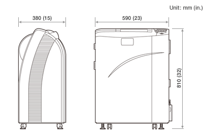 [Image] Dimensions / Imaging Plate ST-VI / IP Cassette Type CC